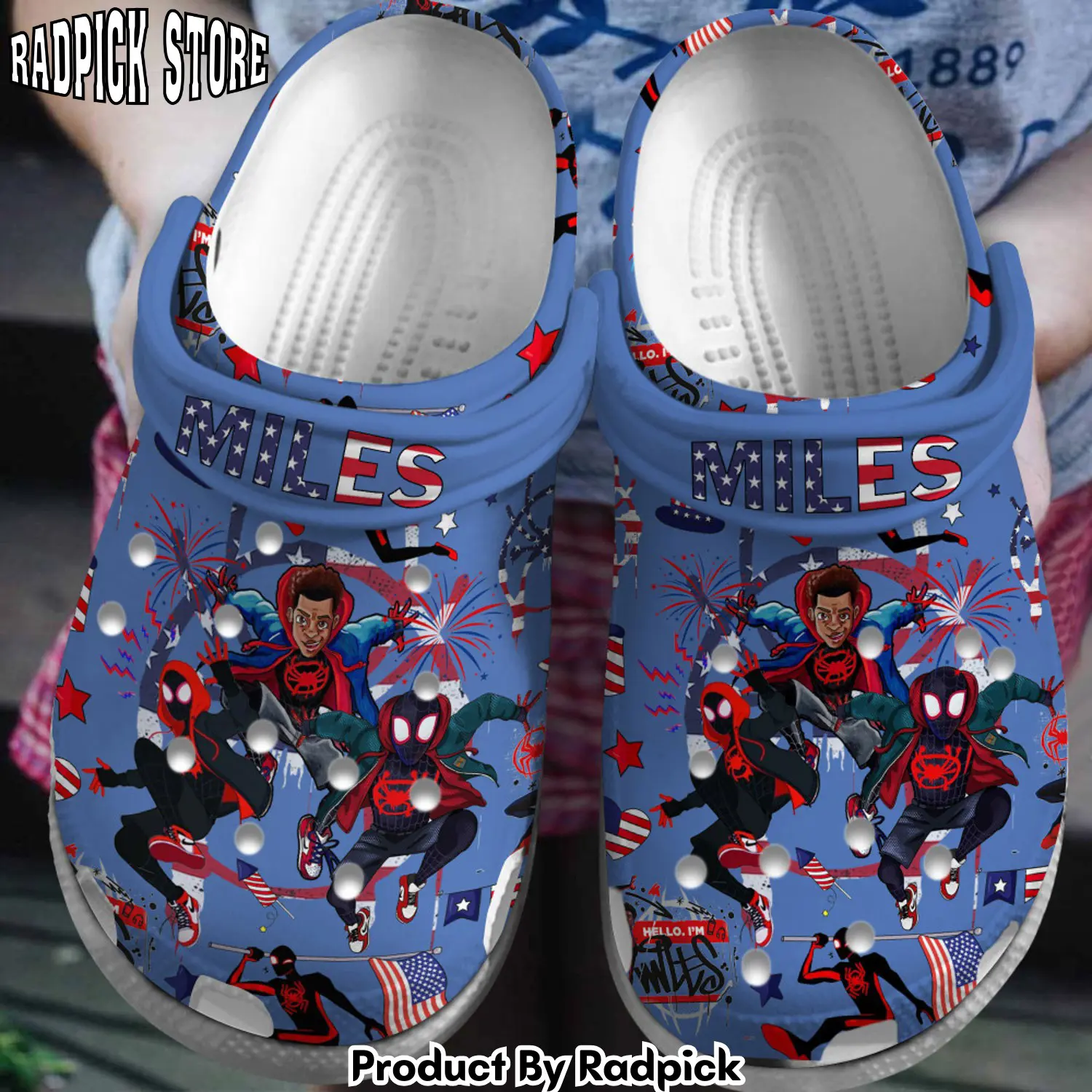 Radpick spider man movie cartoon comic clogs shoes comfortable for men women k6y rp6521355